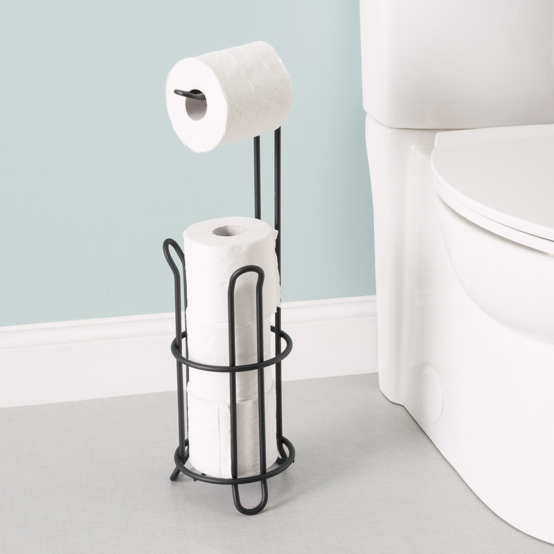 Rebrilliant Wiechmann Free Standing Toilet Paper Holder & Reviews Wayfair